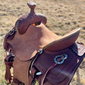 SRS Cowboy saddle. 14.5” seat, 7” gullet